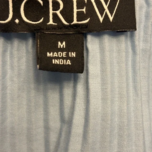 I crew Pleated Trim Shirt in Cotton Poplin - Picture 7 of 11